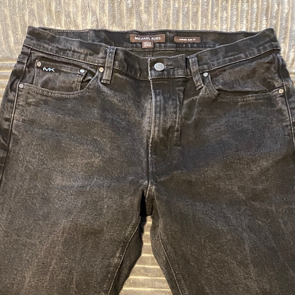 Michael Kors Dark Gray Men's Straight Jeans